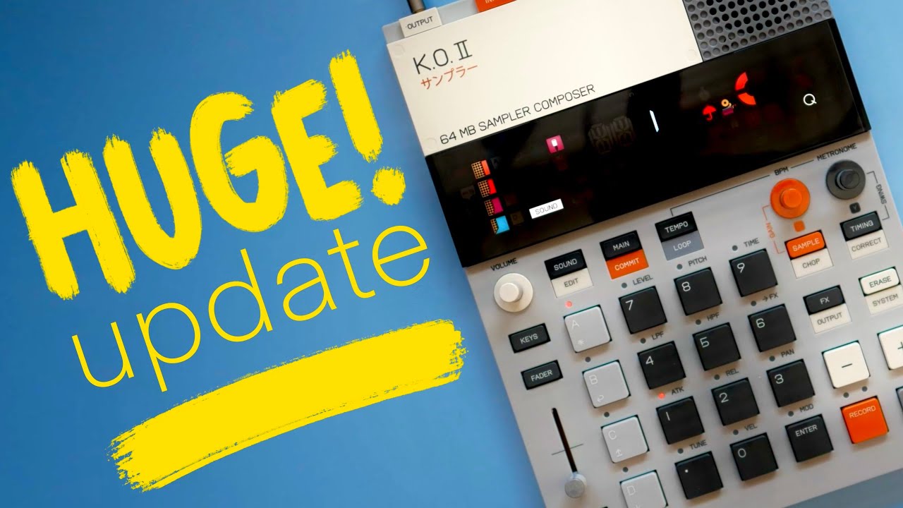 KOII gets a MASSIVE UPDATE! // RE-SAMPLING, SONG-MODE & more&hellip;