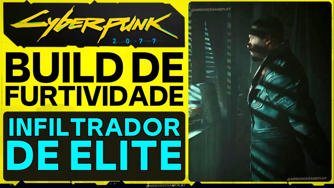 Build FURTIVA Infiltrador de ELITE no Jogo Cyberpunk 2077 | Pistola Silenciada + Hacks Rápidos