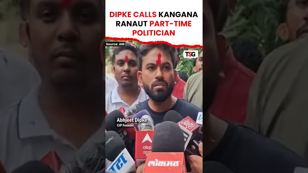 Abhijeet Dipke Slams Kangana Ranaut, Calls Her 'Part-Time Politician' Over Gen Z Row | TSG