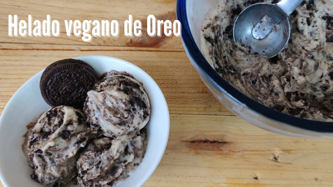 Helado vegano de Oreo | Chef fitness