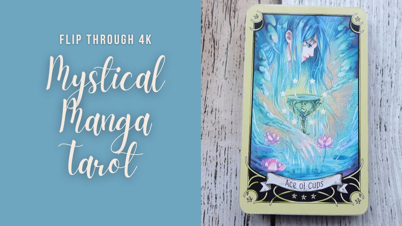 Mystical Manga Tarot - Flip Through 4K