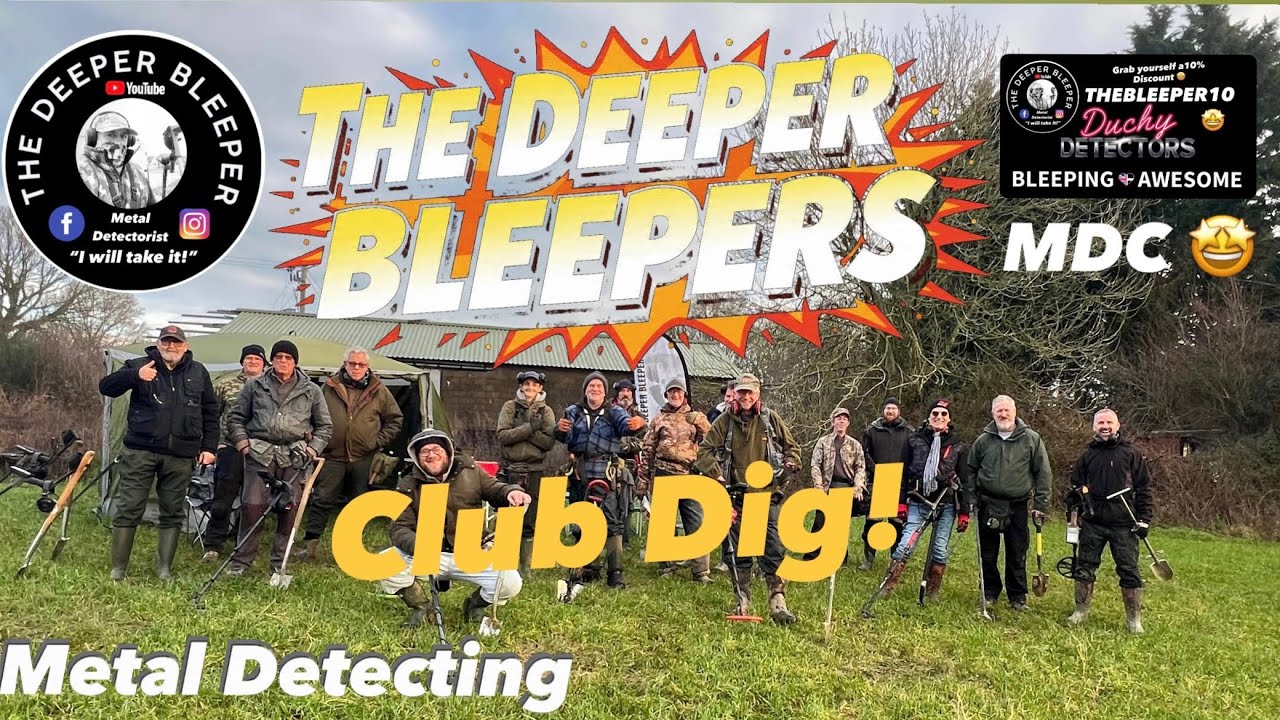 Hammered, Roman & Silver Finds on a Very Wet Deeper Bleepers Club Dig! 