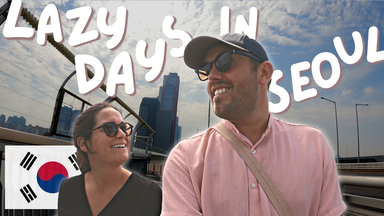 LAZY DAYS IN SEOUL 🇰🇷 (cycling the Han River, helicopters, seolleongtang, breweries, kids cafe, bbq)