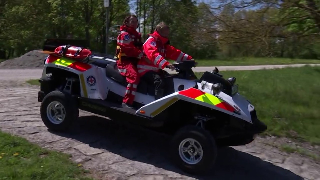 BRK Wasserwacht OG Regensburg nimmt ersten Quadski in Bayern in Betrieb