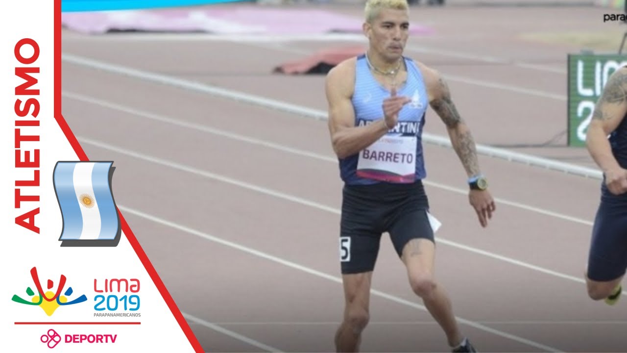 Hernán Barreto - Medalla Plata - 100m T35 - Atletismo - Juegos ParaPanamericanos Lima 2019
