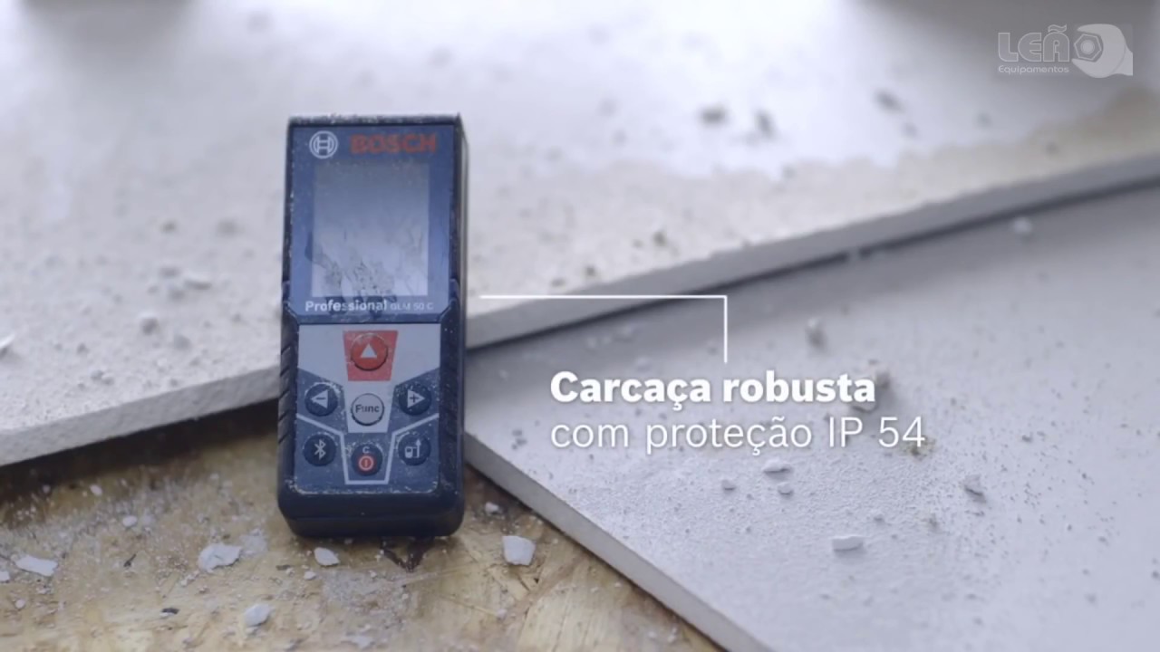 Trena &aacute; Laser com Conex&atilde;o Bluetooth GLM 50 C - BOSCH