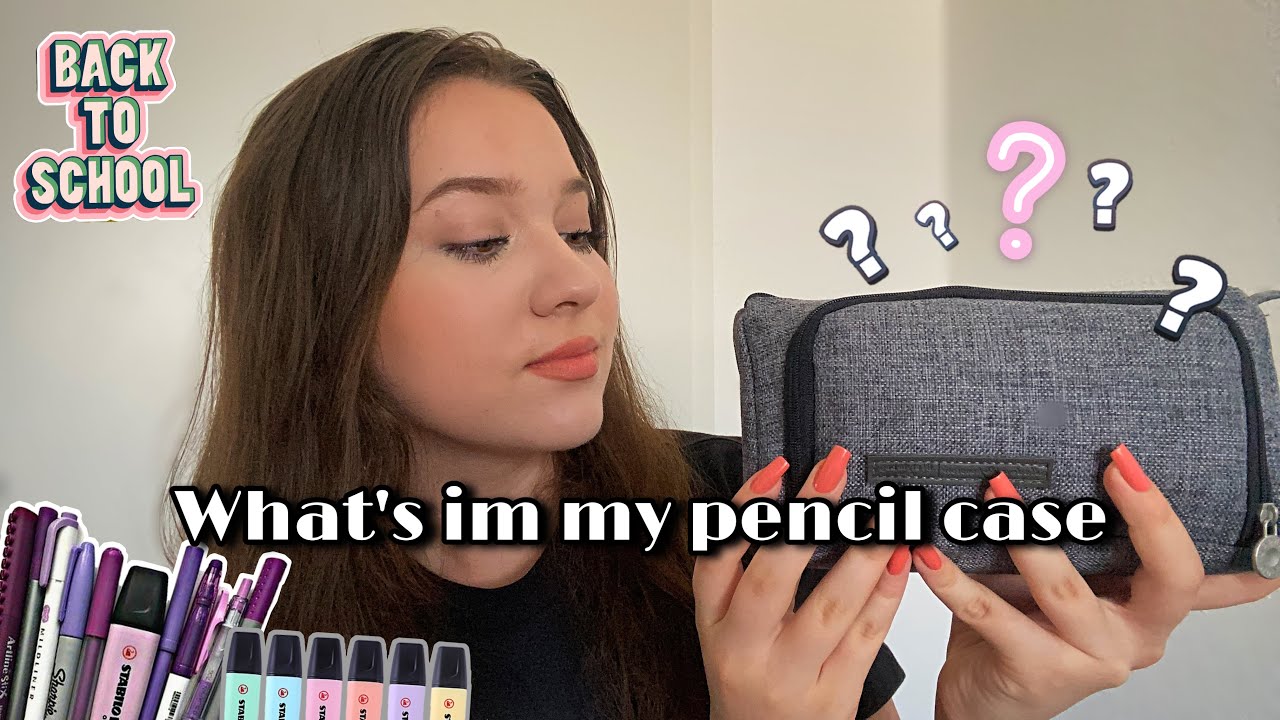 BACK TO SCHOOL | What's in my pencil case?💜2021/2022 (deutsch)  | Learn with Elina