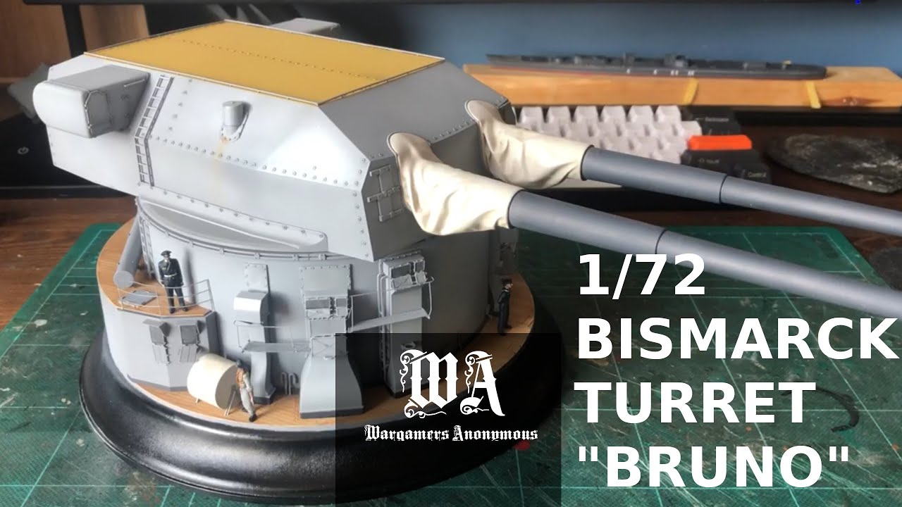 1/72 Bismarck Turret Bruno by Takom