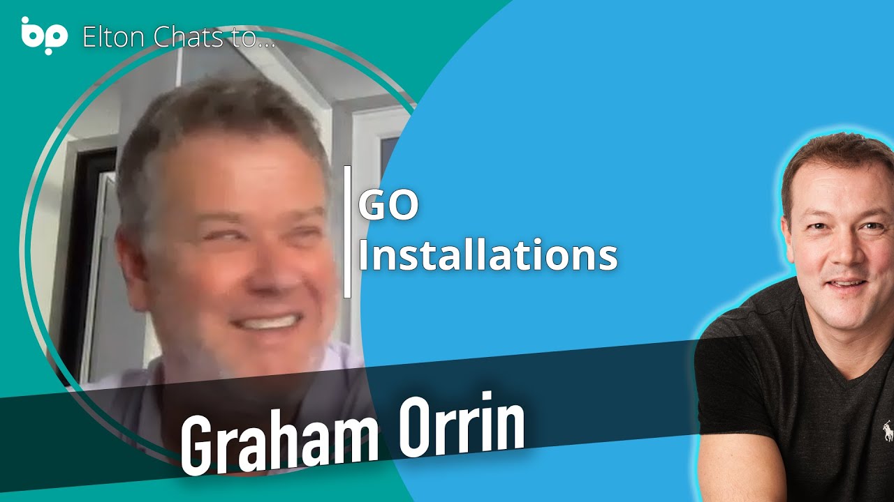 GO Installations Graham and Ray chat to Elton Boocock