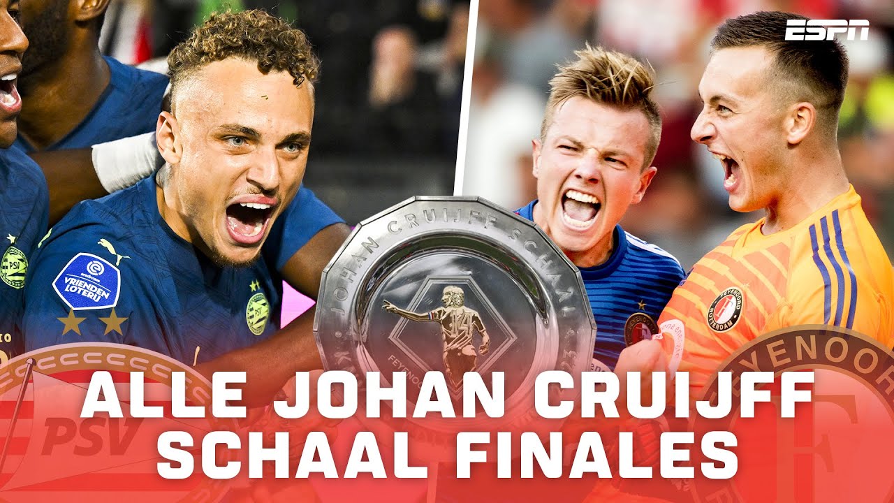 Alle 𝐏𝐒𝐕 🆚 𝐅𝐄𝐘𝐄𝐍𝐎𝐎𝐑𝐃 Johan Cruijff Schaal-wedstrijden ⚔️