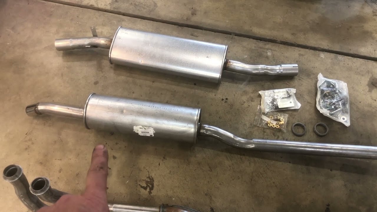 MGB exhaust system replacement, part 1
