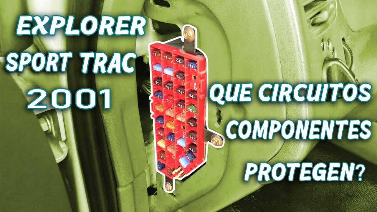 Caja De Fusibles Que Circuitos Protegen Ford Explorer Sport Trac - sport - 2001