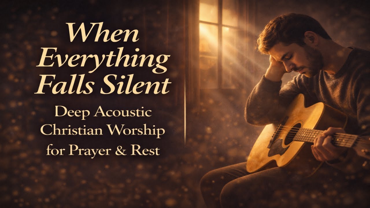 When Everything Falls Silent | Deep Acoustic Christian Worship for Prayer & Rest