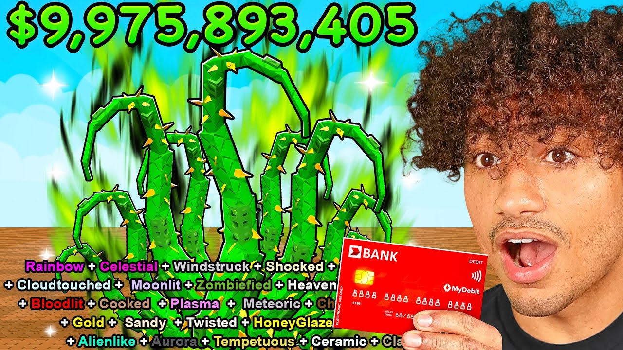 Spending $9,458,763 For The PRINCESS THORN In Grow A Garden..