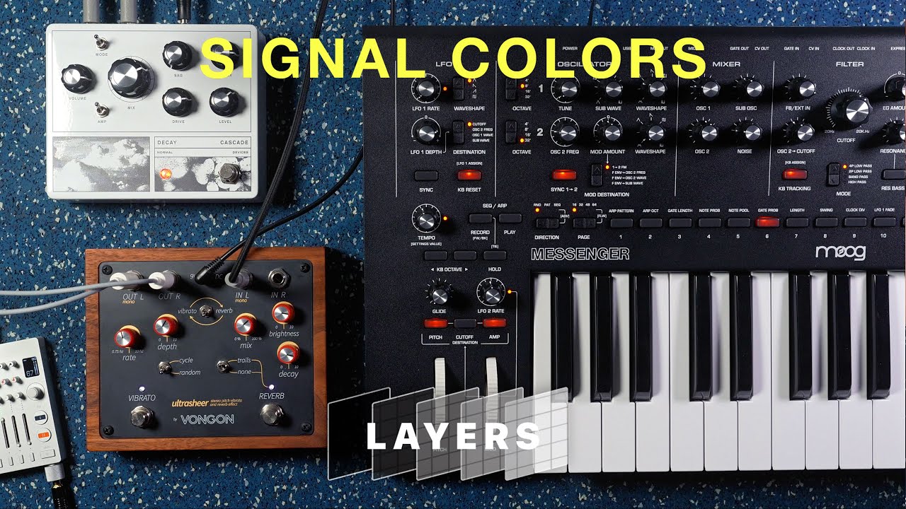 Звуки Doomcore Synth с Decay Cascade и Ultrasheer (при участии Moog Messenger)
