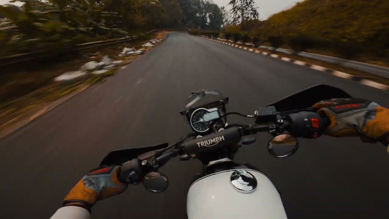 Triumph Scrambler 400X | Riding + Music | 4K