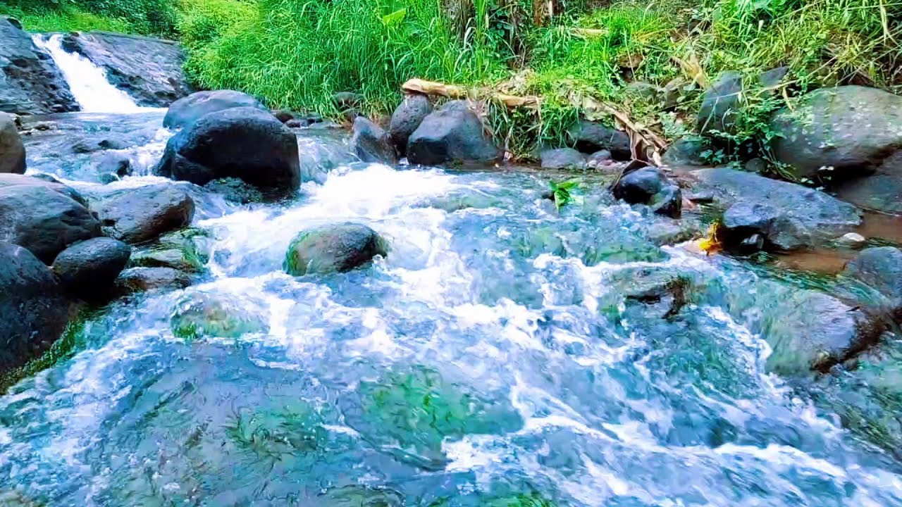 Mountain River Flow for Night Relaxation