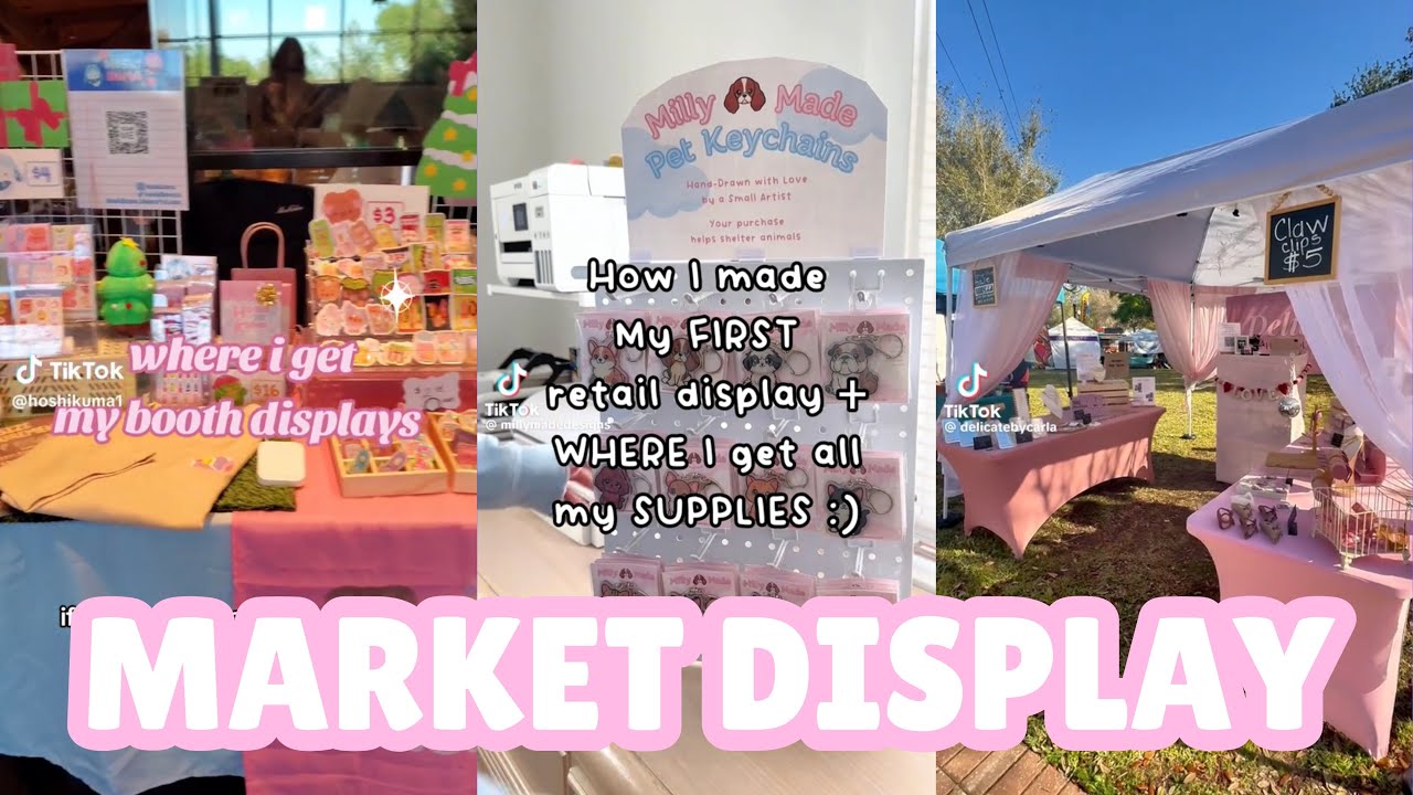 Small Business Market Stand Ideas | How to Build & Decorate a Booth That Sells! ❣️