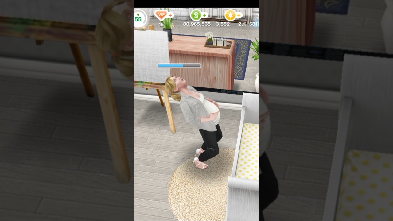 Sims free play Baby Delivery time #gaming #girlgamer #vairalvideo #sims4 #simsfreeplay #sims