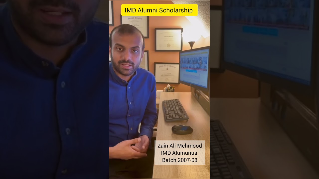 IMD Alumini Scholarship