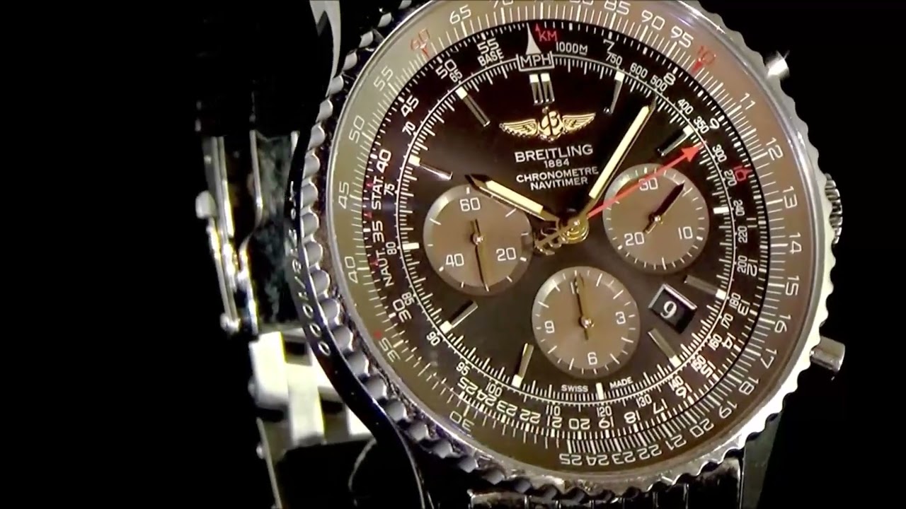 MEN'S SPORTS BREITLING NAVITIMER CHRONO, LIMITED EDITION AUTOMATIC WATCH. Ref. 273 26021streaming