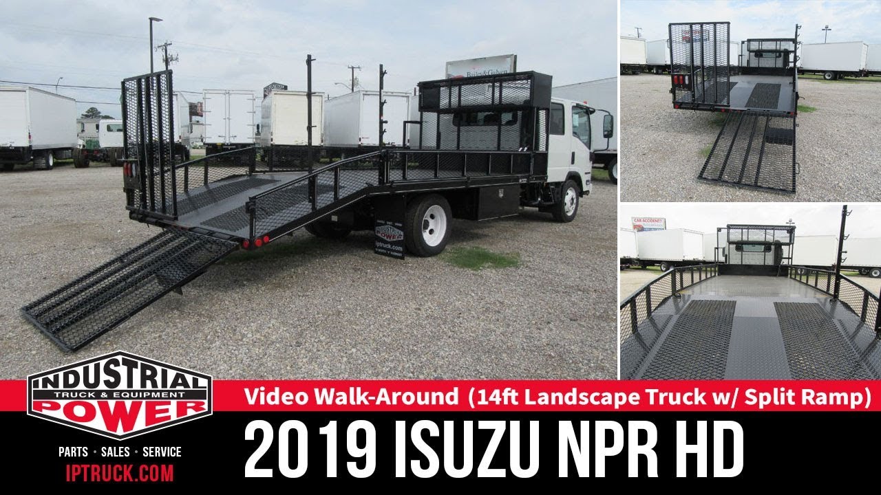 Isuzu Landscape Truck | 2019 Isuzu NPR HD 14ft Open Landscape Truck