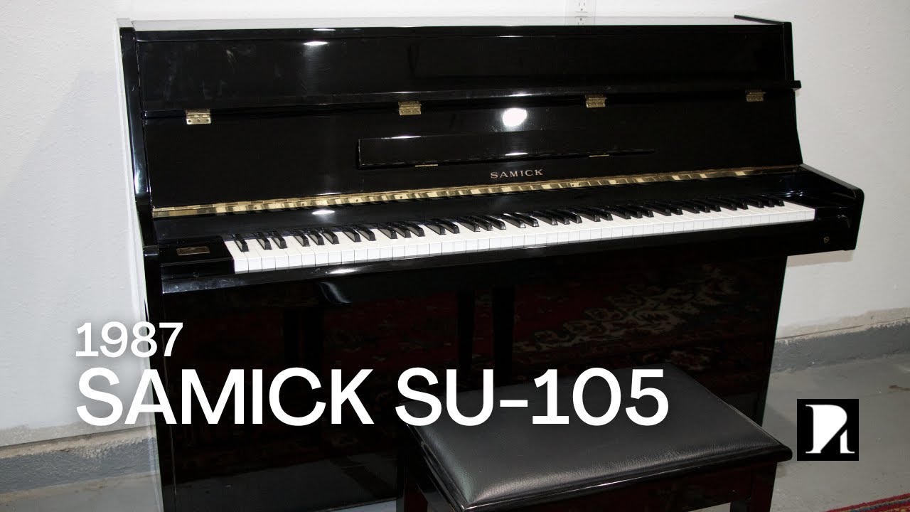 SOLD Samick SU-105 1987 Console piano