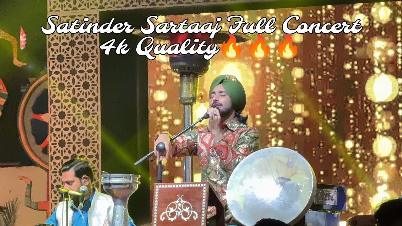 Satinder Sartaaj Full Live Concert Surajkund 2025 😍 || Sartaaj Speaking Haryanvi🤌🏻 || Mehfil in 4k