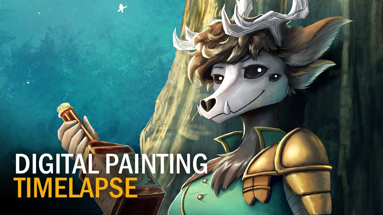 A Short Break | Digital Painting Timelapse