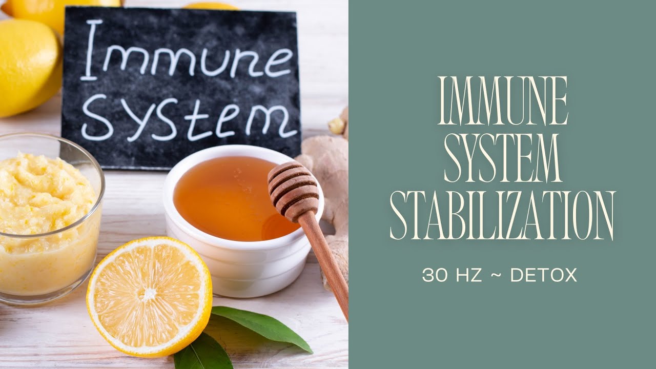 ❋ Immune System Stabilization ~ 30 Hz Beta Wave | Detox | Isochronic Tone ~ Relaxing Rain Sounds