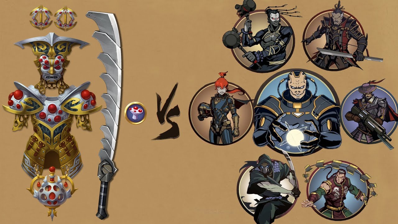 Shadow Fight 2 || Composite Sword vs Cordyceps 「iOS/Android Gameplay」