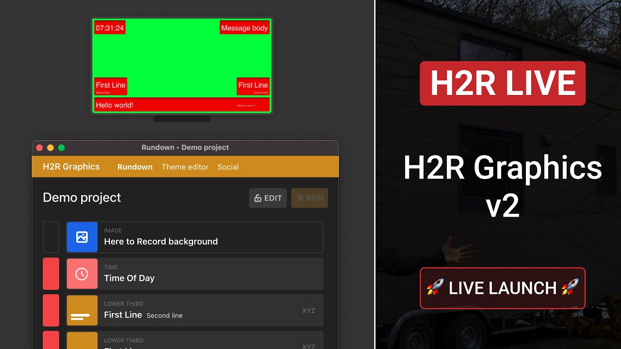 H2R Graphics v2 Launch 🚀 // H2R Live