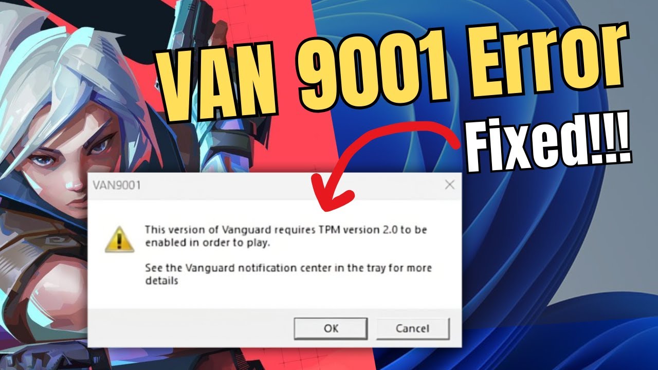 Fix Valorant VAN9001 Error | TPM 2.0 Initialization Failure (Step-by-Step Guide)