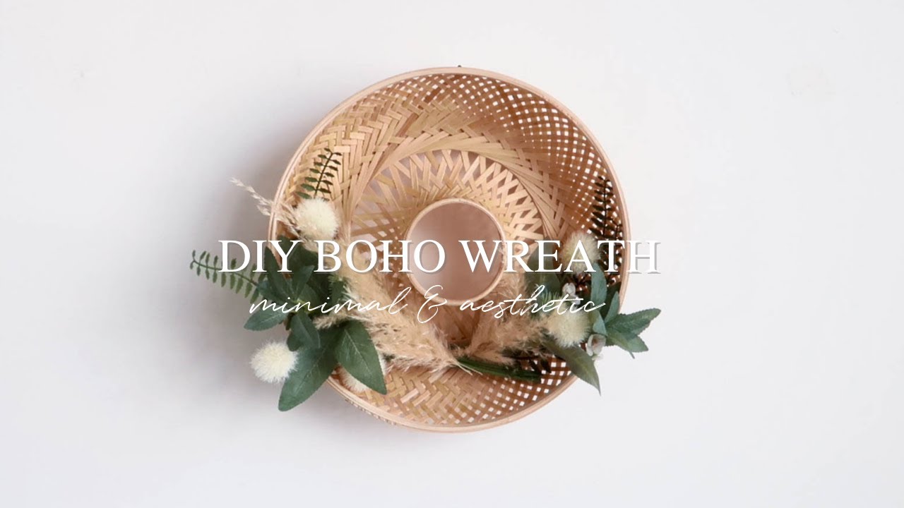DIY IKEA HACKS 2020 | BOHO FLORAL WREATH