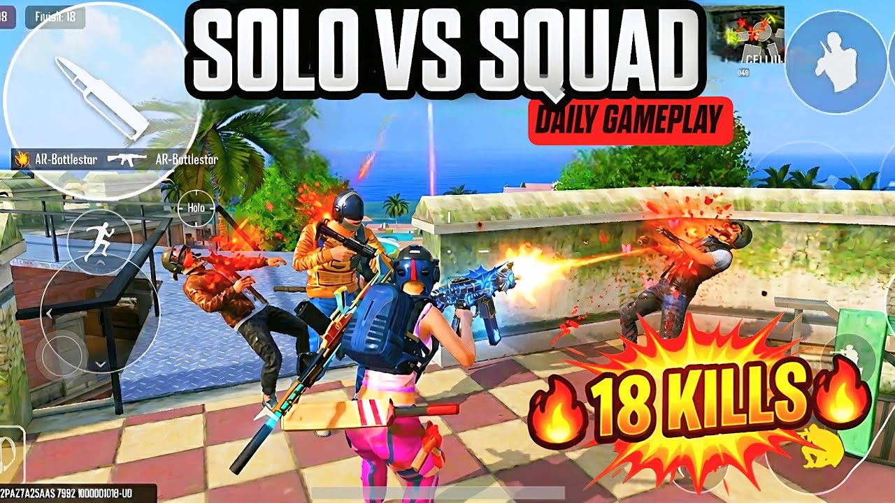 🔥 UMP IS BEAST IN CLOSE RANGE | SOLO VS SQUAD GAMEPLAY VIDEO 🔥