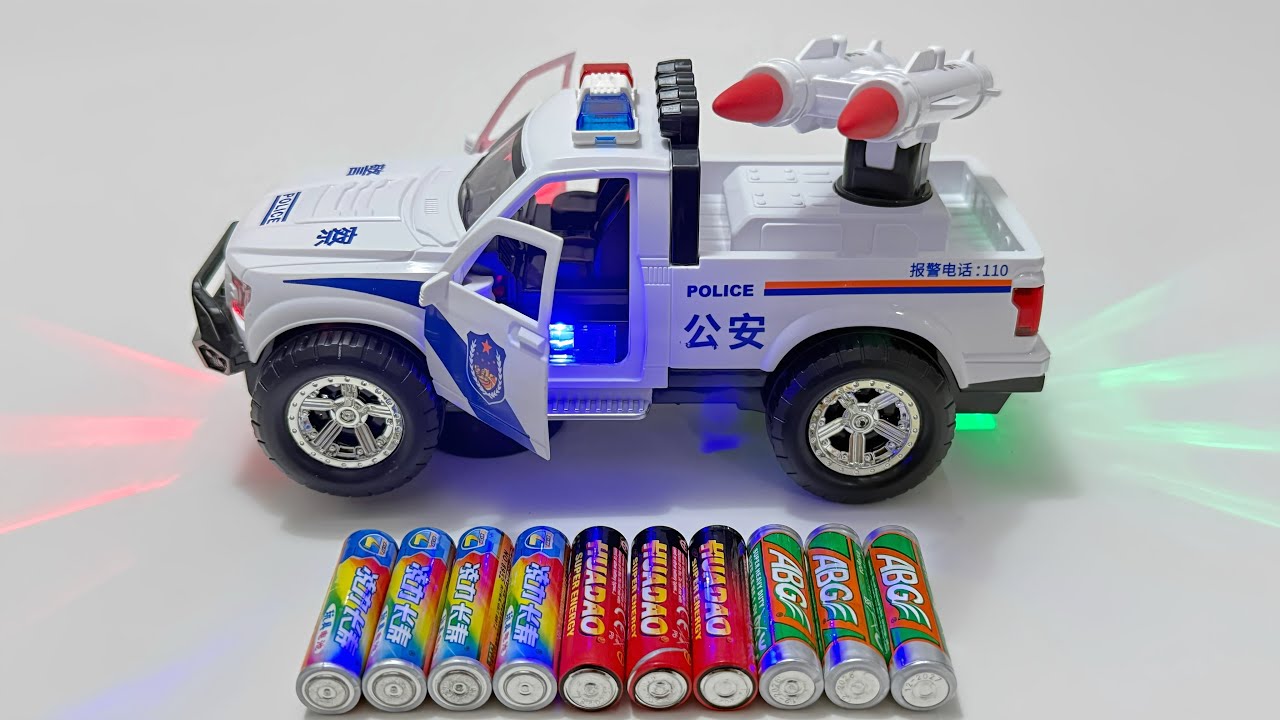 Unboxing Fire Rescue Truck, Electric City Police Bus, Electric Deformed Trailer, RC Drift Racing Car