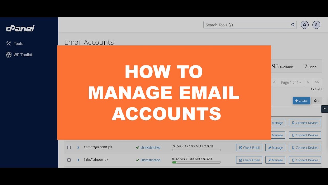 How to Create & Delete Email Accounts in cPanel