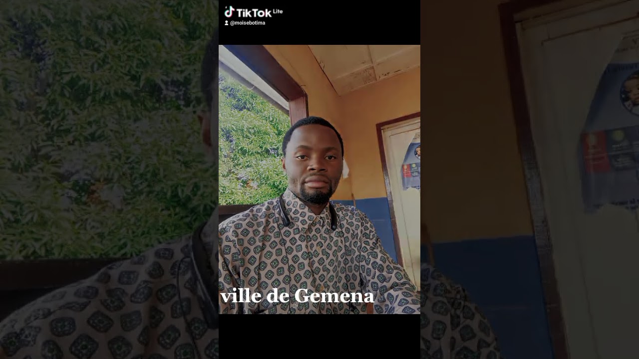 l'extrait des travaux de construction dans la ville de Gemena