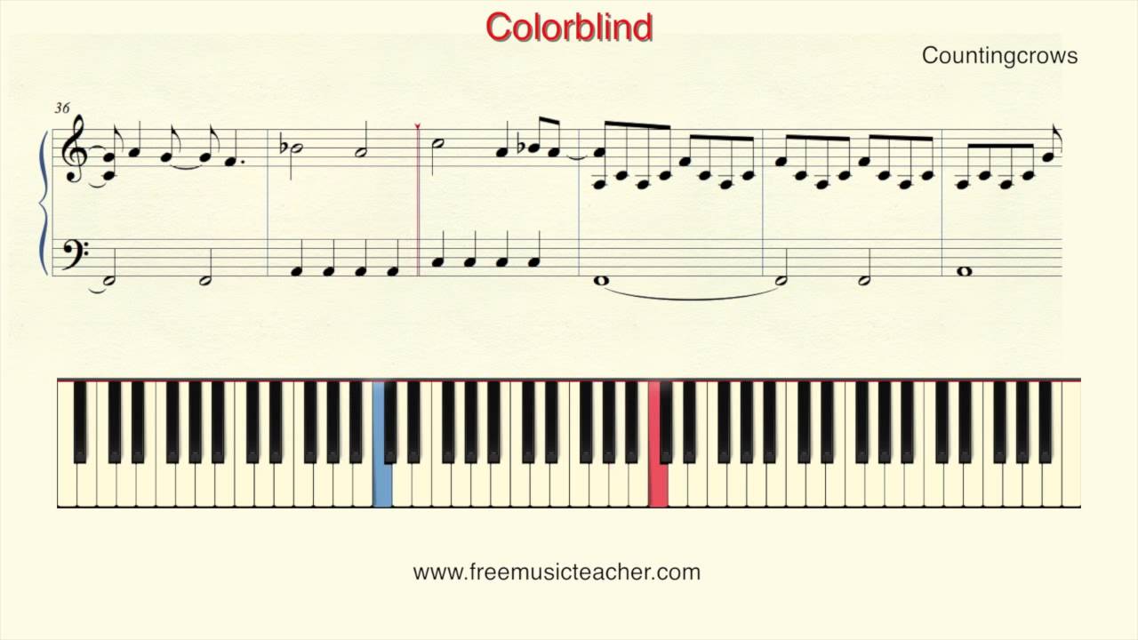 How To Play Piano: Counting Crows 