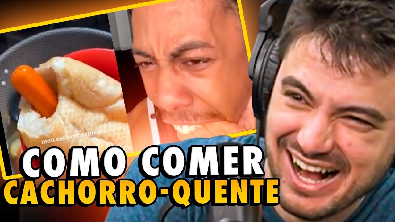 FELIPE NETO ENSINOU O JEITO CERTO DE COMER CACHORRO QUENTE