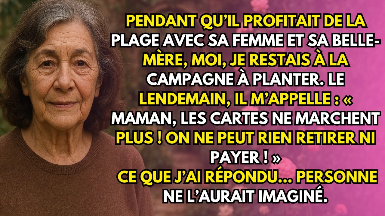 Ils sont partis sur la côte, et moi, je suis restée seule à cultiver le potager.