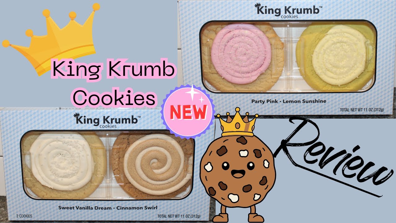 King Krumb Cookies: Party Pink, Lemon Sunshine, Sweet Vanilla Dream & Cinnamon Swirl Review