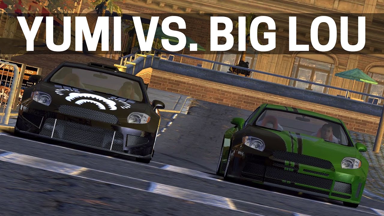 NFS Most Wanted - YUMI vs. BIG LOU Full Race