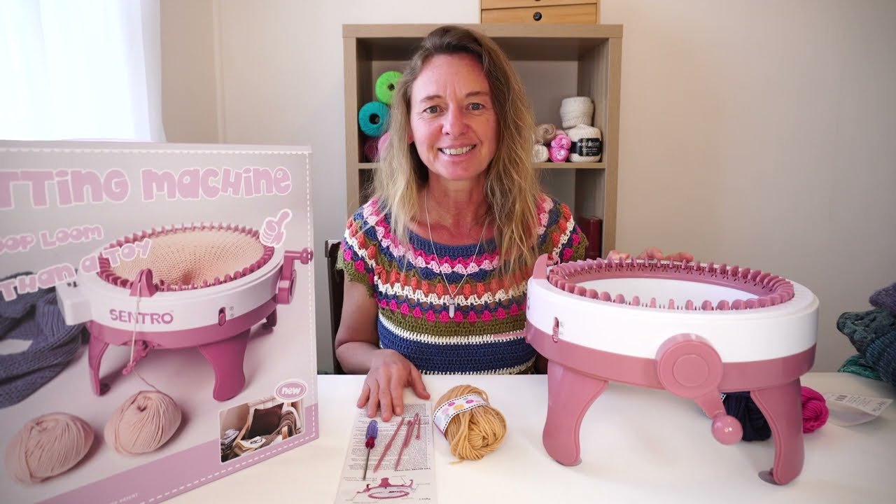 How to KNIT FAST with SENTRO machine 48 Needles ! #sentro #knittingmachine #knittingpatterns