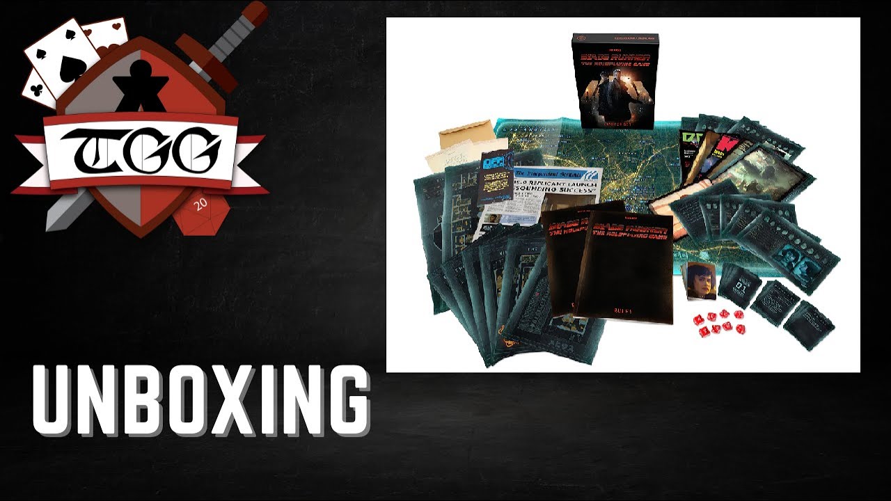 Blade Runner RPG Starter Set Unboxing