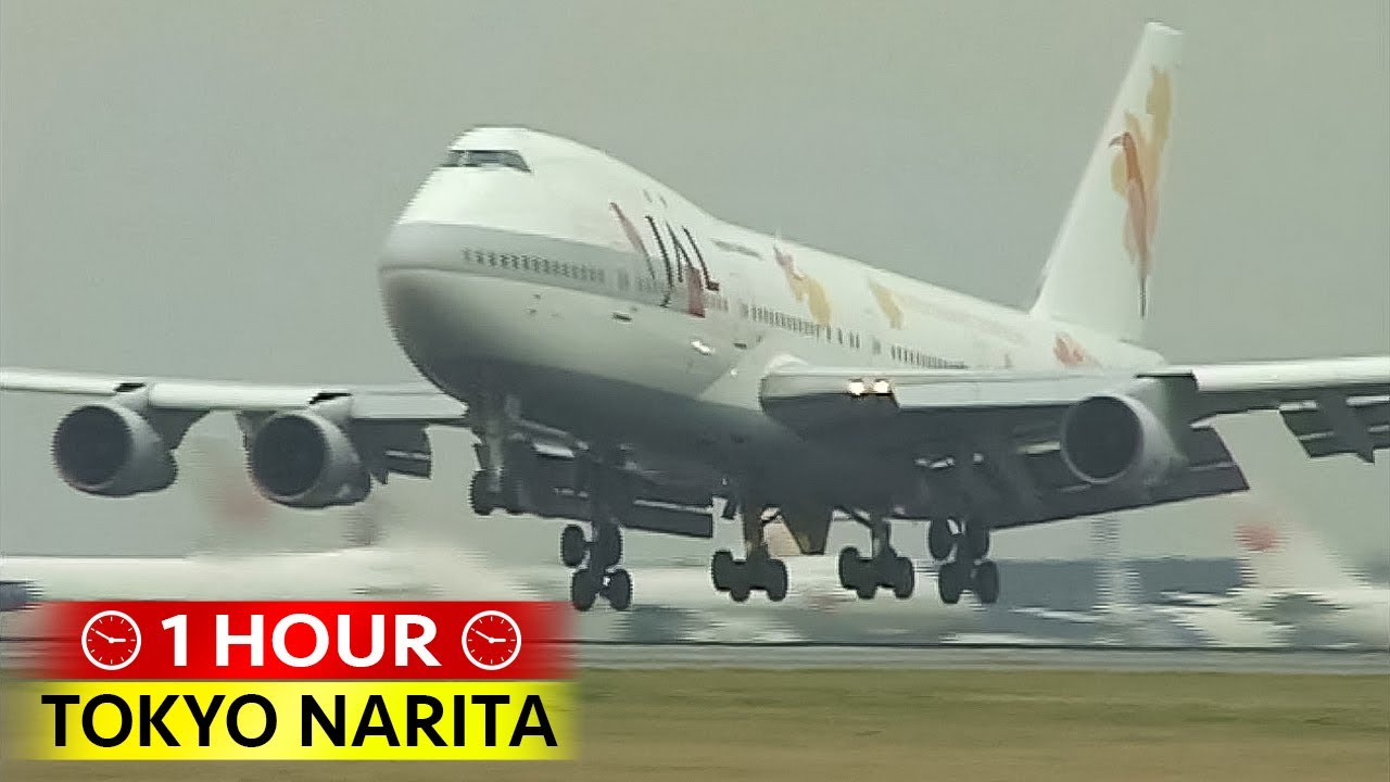 1 Hour of Plane Spotting at TOKYO NARITA (1999)