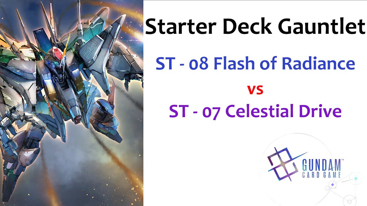 Learn to Play Flash of Radiance | Getting into a Control Mindset! | Gundam TCG Starter Deck Gauntlet