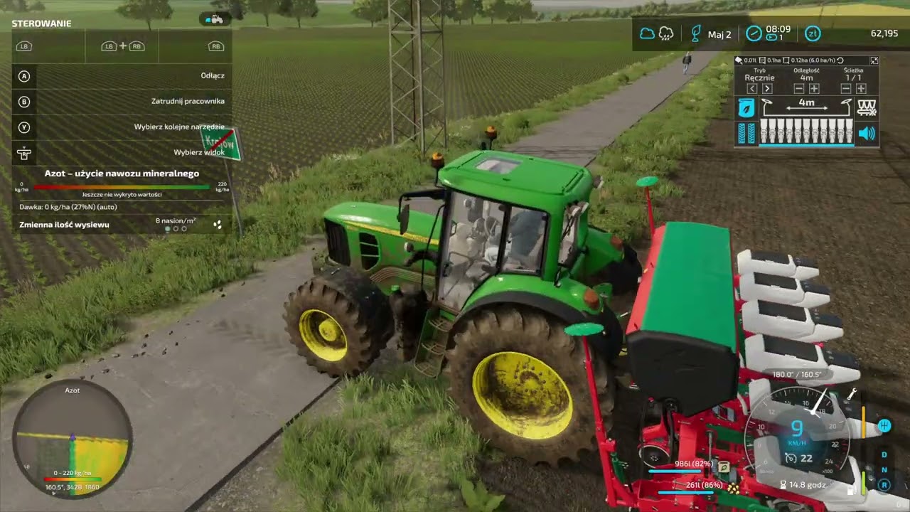 ojcowizna#6 siewy kukurydzy i prasowanie siana