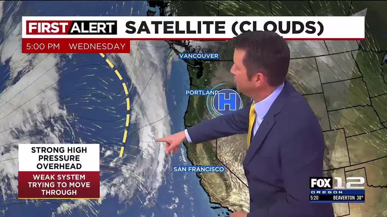 FOX 12 Oregon Wednesday evening weather forecast for Portland (12/4)