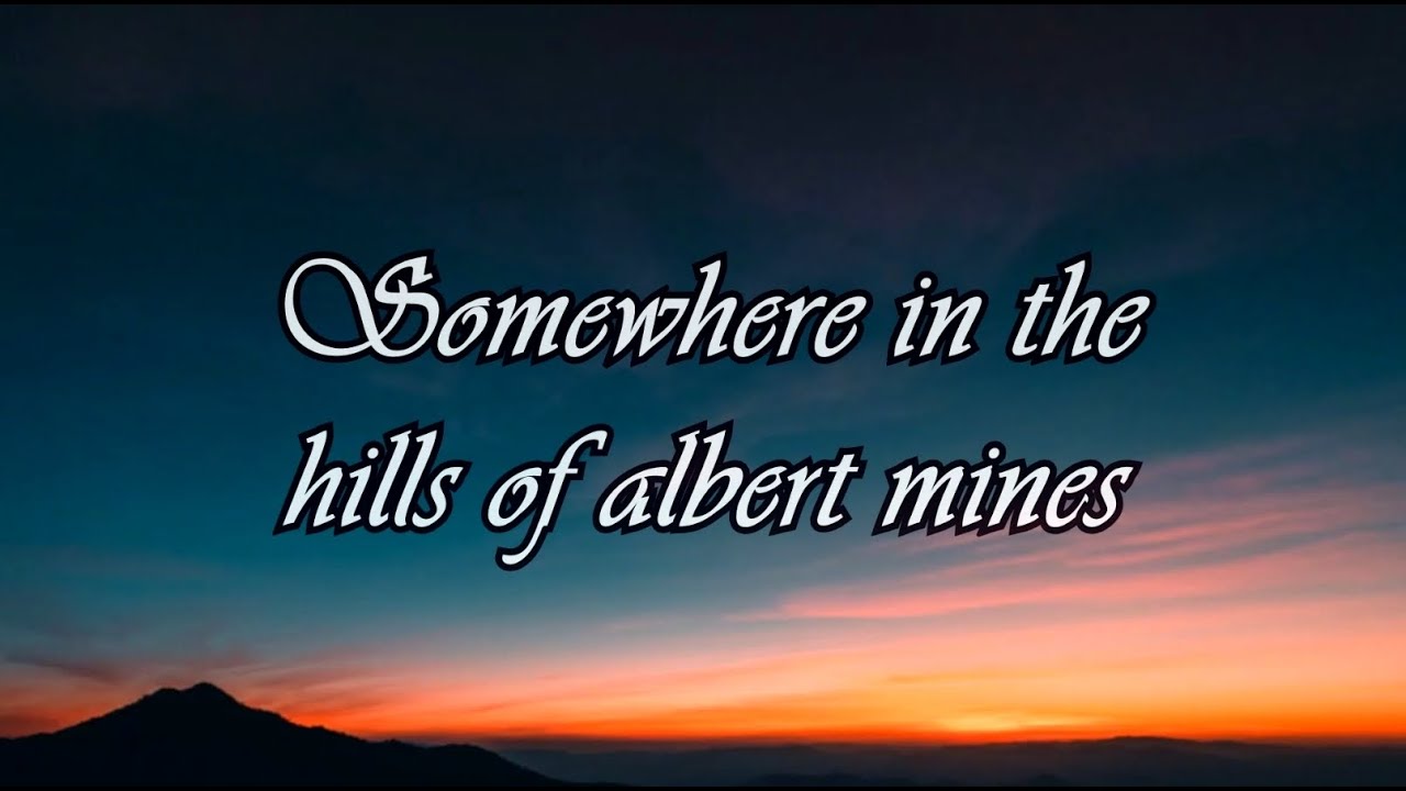 Shane Douthwright - The Hills Of Albert Mines (Lyric Video)